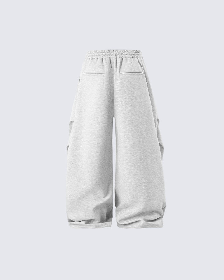Oversized Stack-Leg Sweatpants