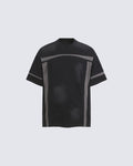 American Utility Contrast Panel Boxy New Tee