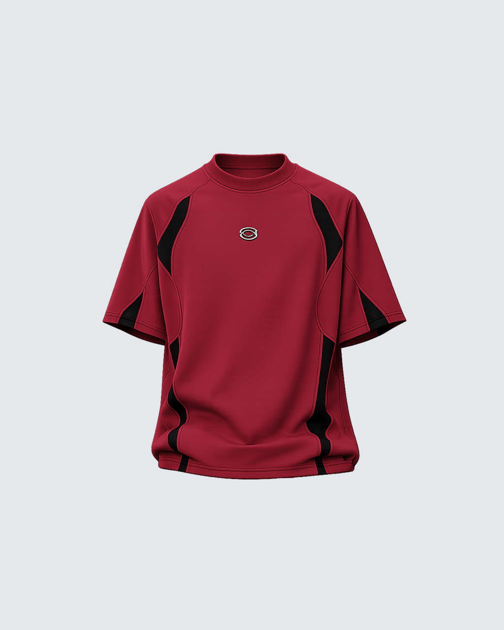 Contrast Panel Sport T-Shirt