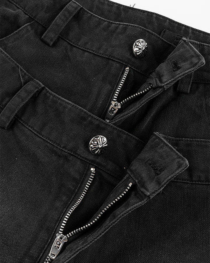 Camouflage Fleece-Lined Double-Belt Set