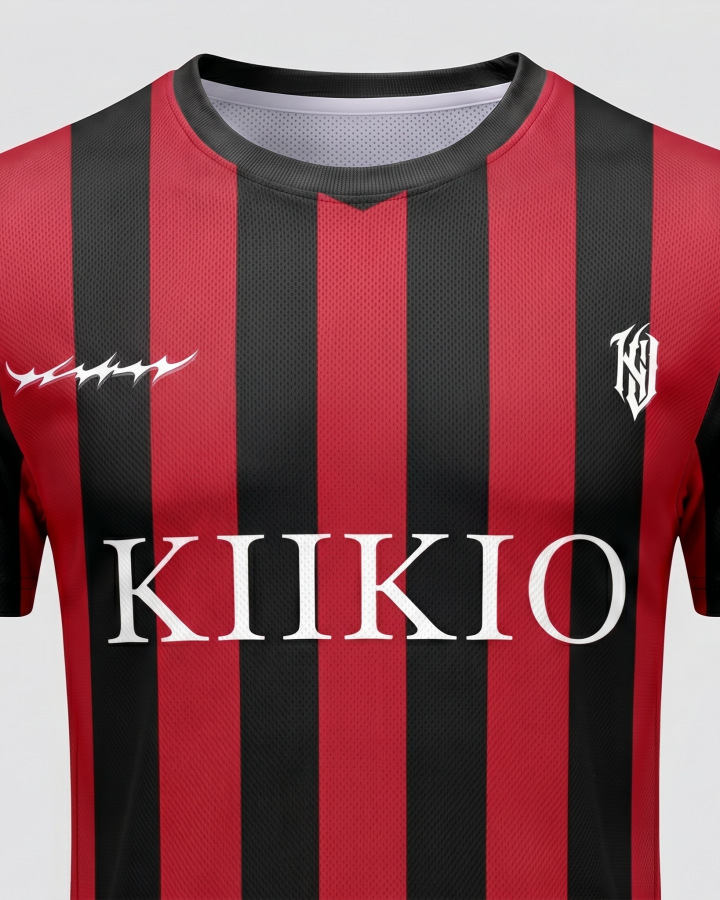 Vintage Striped Sport Soccer Jersey