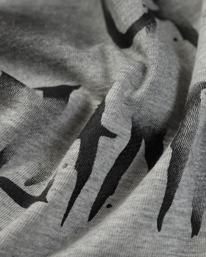 GRYFT Vintage Spray-Painted Letter Graphic Sweatshirt