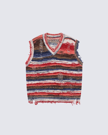 GRYFT Vintage Distressed Sweater Vest