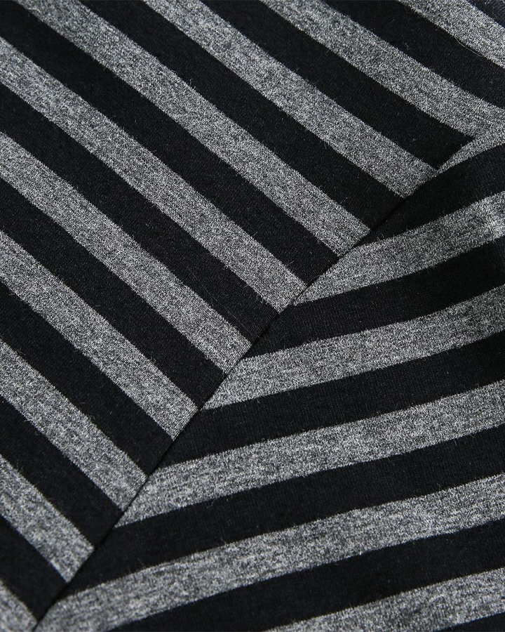 Striped Faux Fur Hooded Jacket