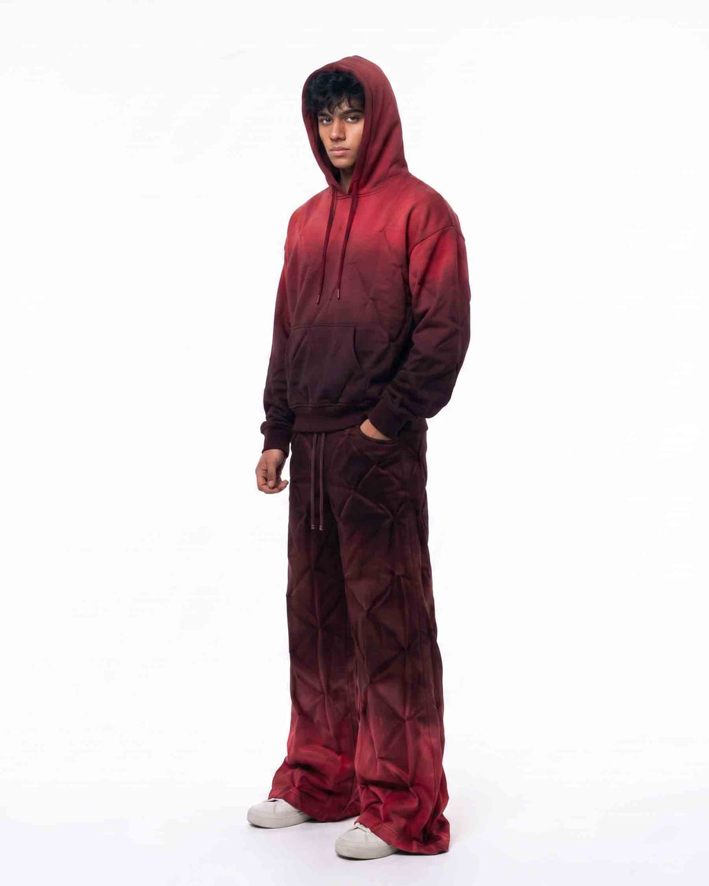 GRYFT RED RUST Series | Structural Oversized Hoodie