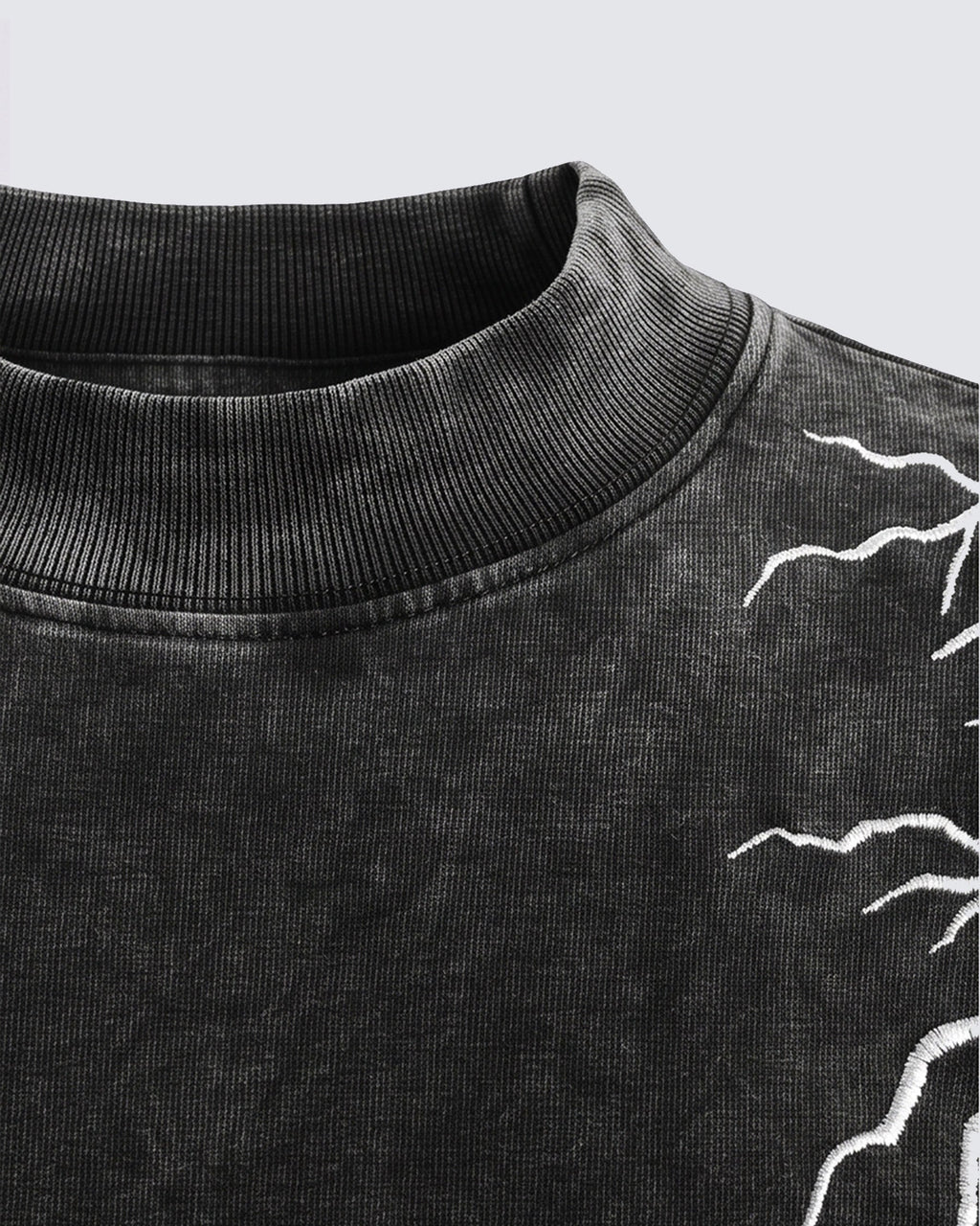 LIGHTNING Series | Washed Layered Long Sleeve T-Shirt