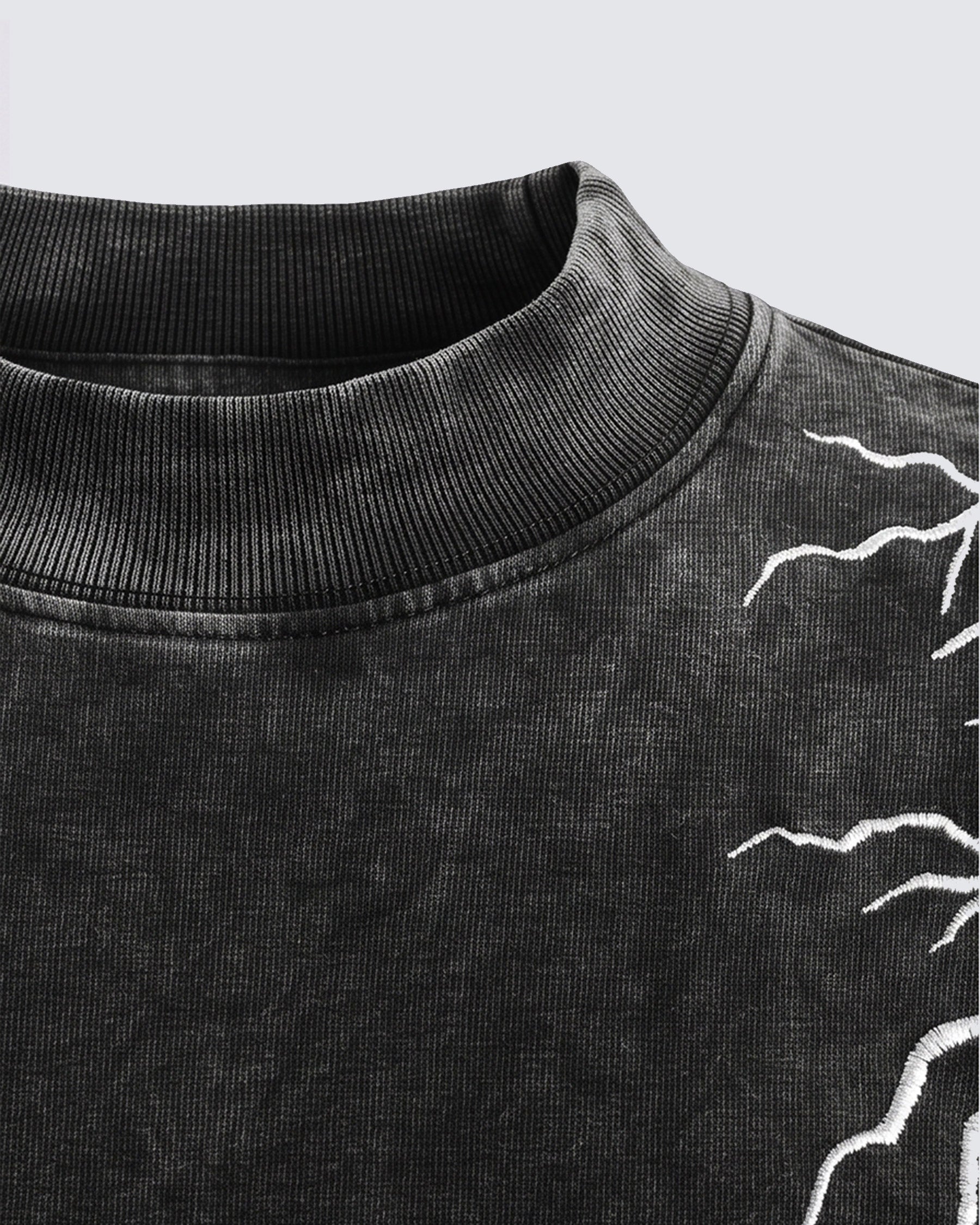 LIGHTNING Series | Washed Layered Long Sleeve T-Shirt