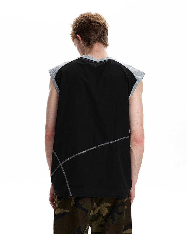 Deconstructed Stitched Ice-Feel Quick-Dry Summer Tank Top