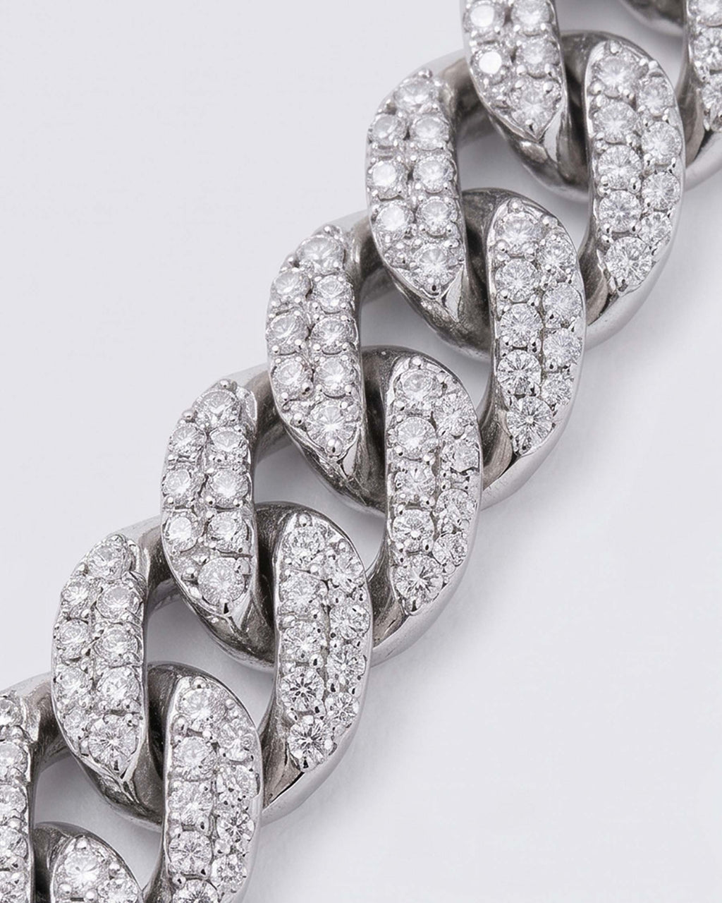 GRYFT-Full Zirconia Alloy Cuban Link Necklace