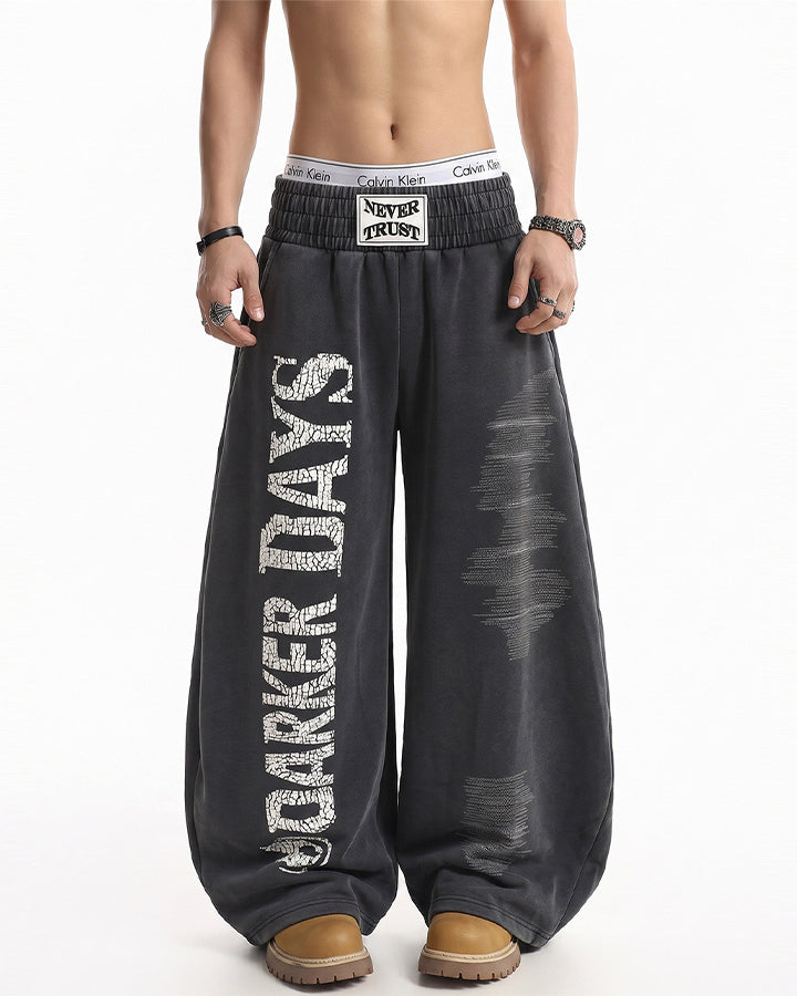 GRYFT Dark Washed Sweatpants