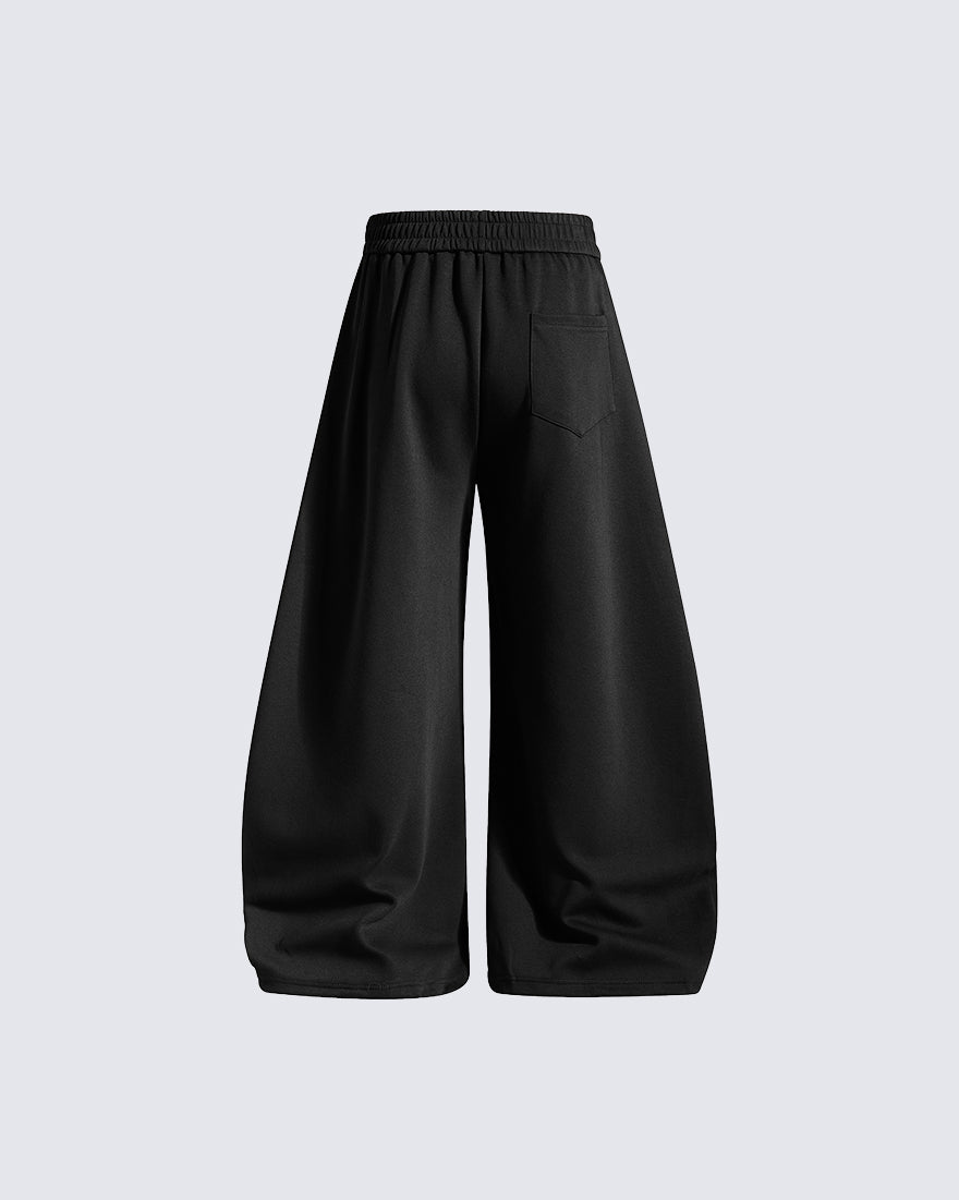 GRYFT Y2K Lace-Up Stripe Curved Blade Pants
