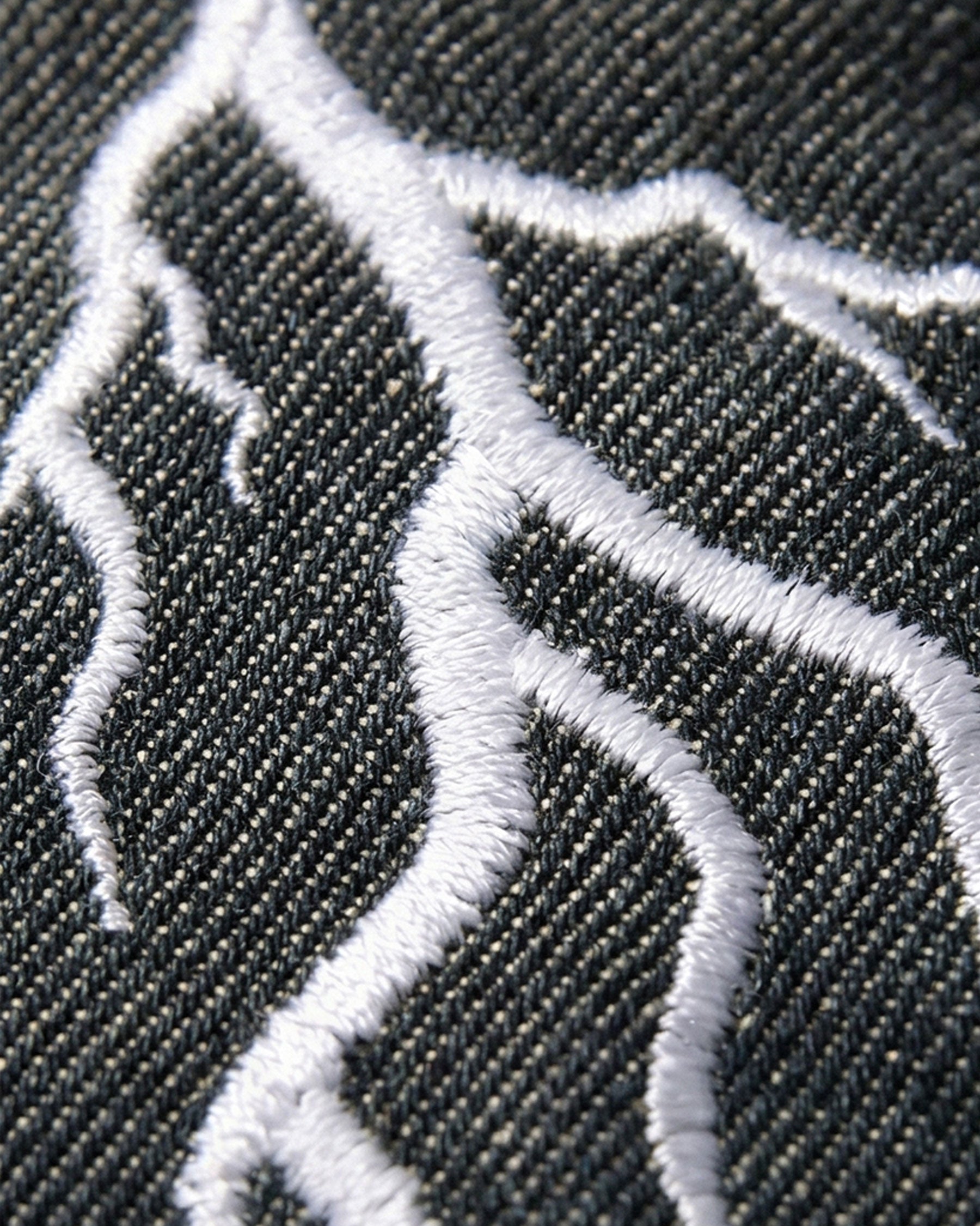 LIGHTNING Series | Double-Sided Embroidery Raw Denim