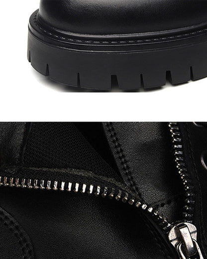 Side-Zip Workwear Martin Boots New