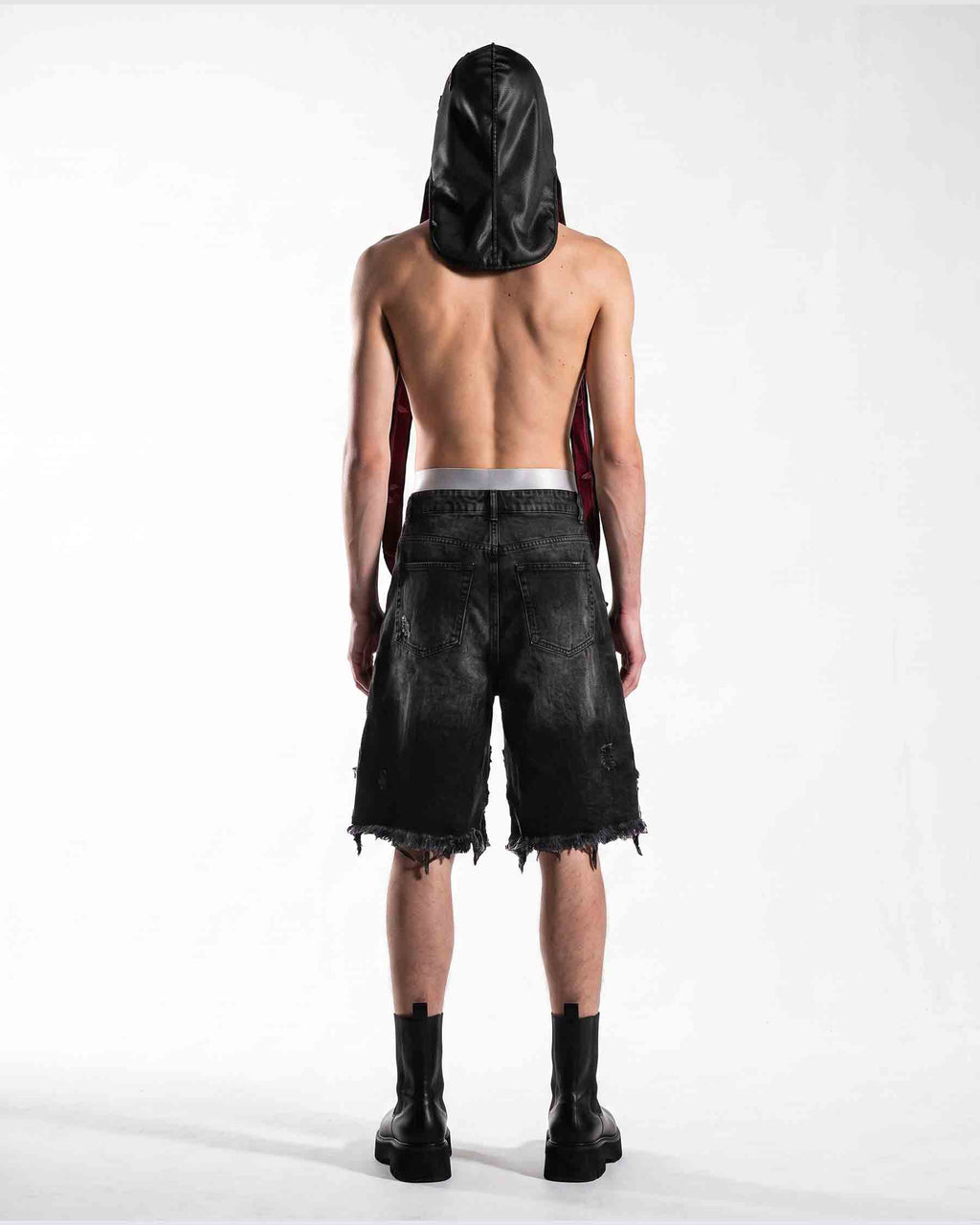 GRYFT RED RUST Series | Distressed Denim Shorts