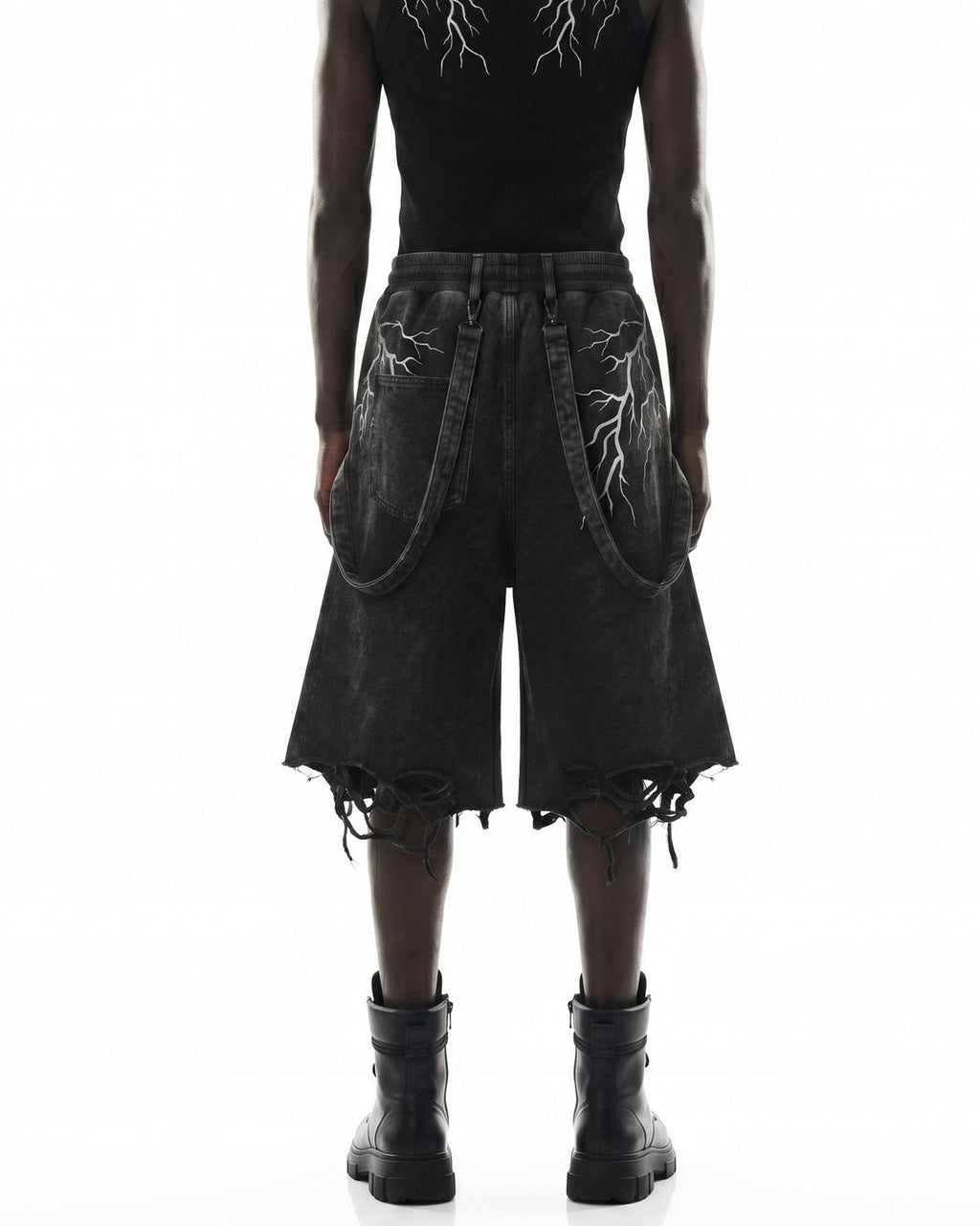 LIGHTNING Series | New Strap Wide-Leg Shorts