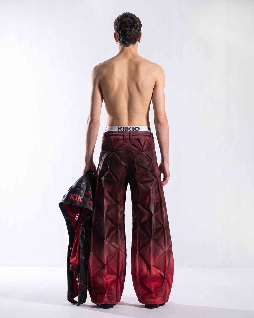 GRYFT RED RUST Series | Structural Wide Leg Pants