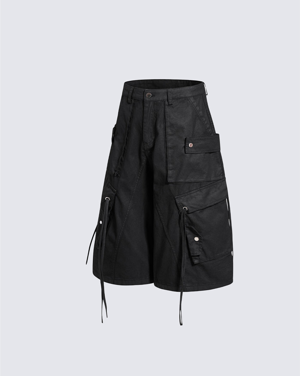 High-Street Drawstring Cargo Shorts