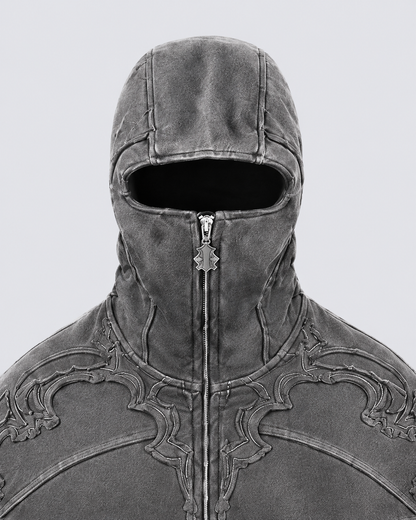 GRYFT Gothic Zipper Hoodie