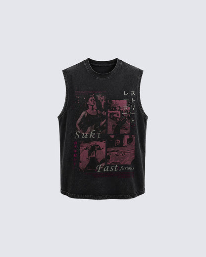 GRYFT Street Washed Sleeveless Tee