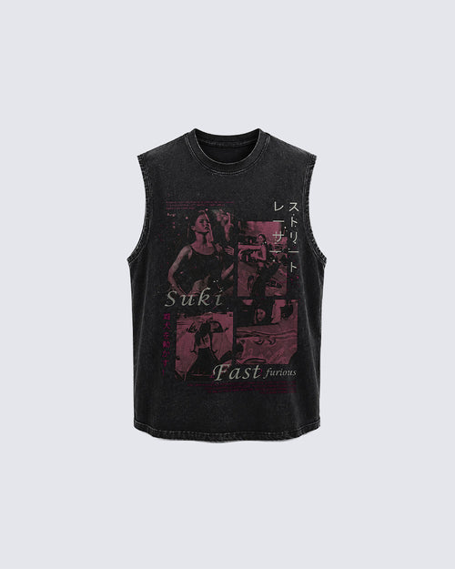 GRYFT Street Washed Sleeveless Tee