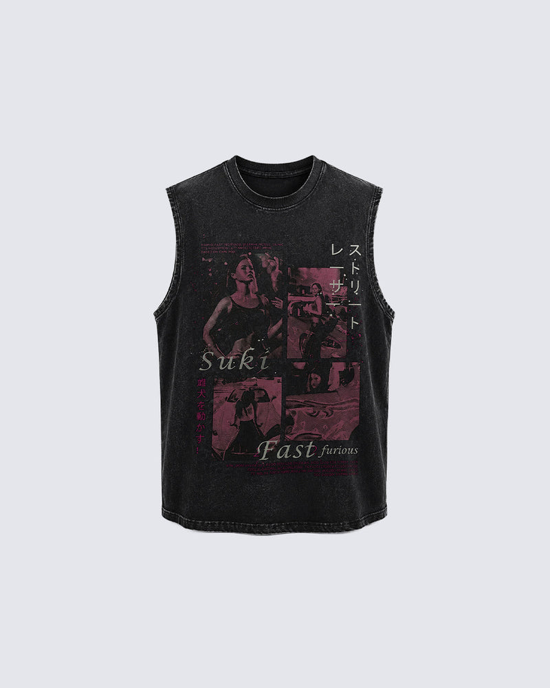 GRYFT Street Washed Sleeveless Tee