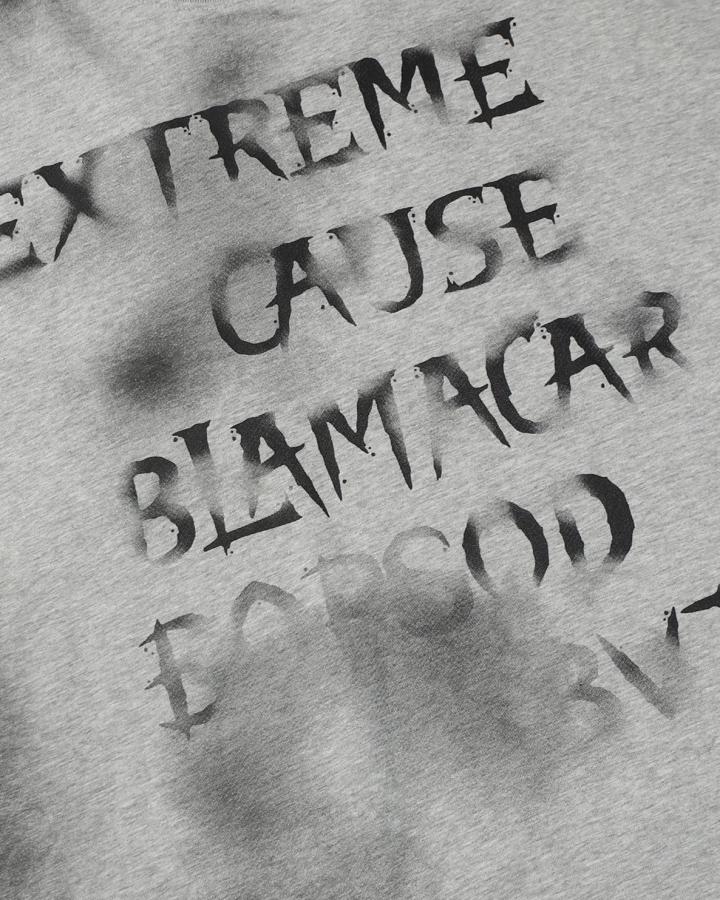 GRYFT Vintage Spray-Painted Letter Graphic Sweatshirt
