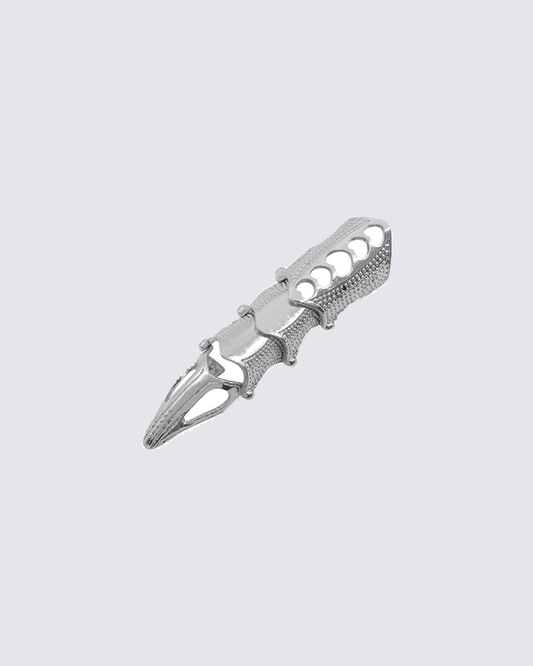 "GOTHIC CLAW" Articulated Armor Finger Ring