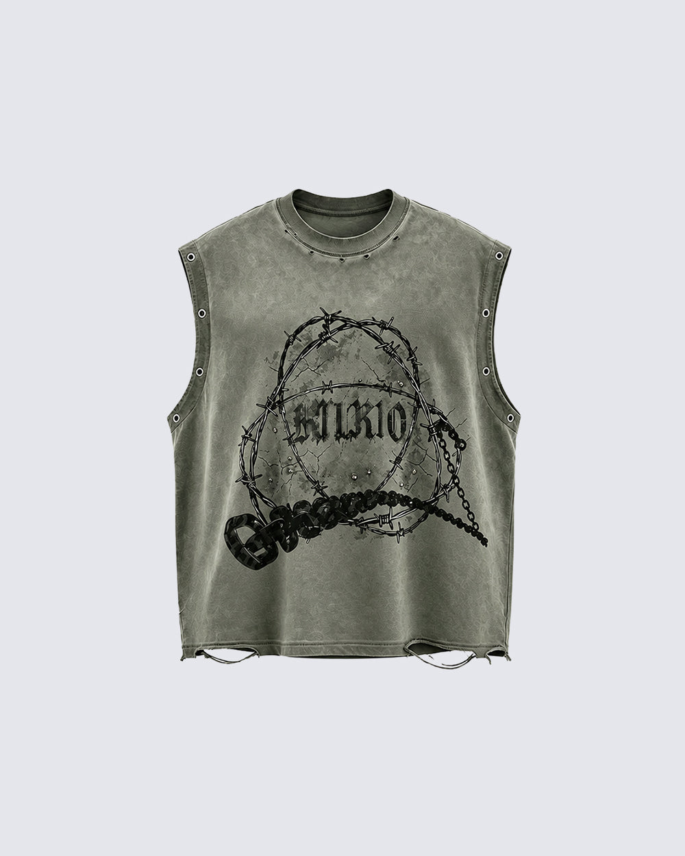 GRYFT Gothic Distressed Vest