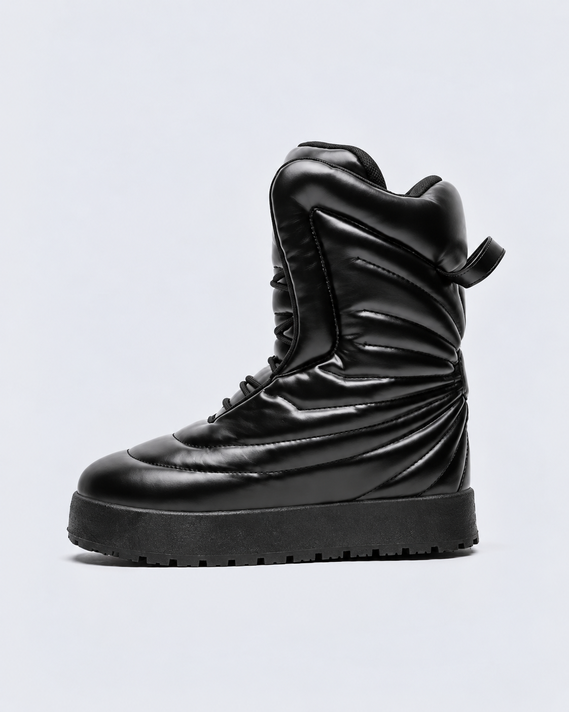 Trendy Oversized High-Top Puffer Boots