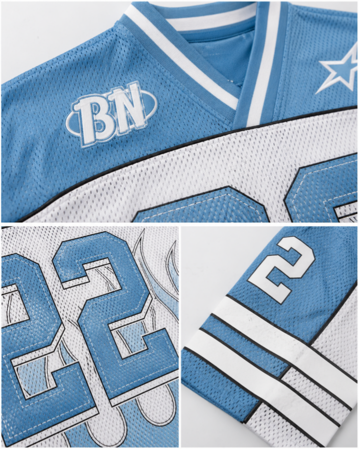 Sport Mesh Number Graphic Jersey Tee