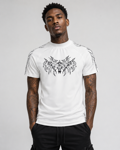 American Tribal Graphic Black Sports Tee