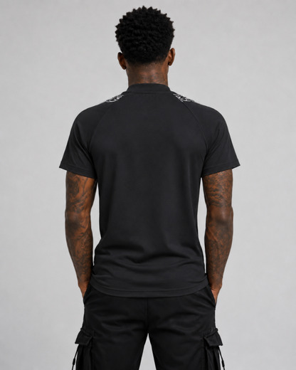 American Tribal Graphic Black Sports Tee