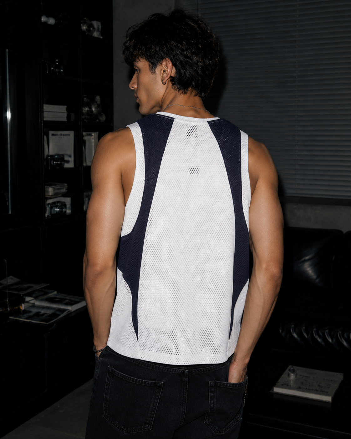 Breathable Mesh Athletic Tank Top
