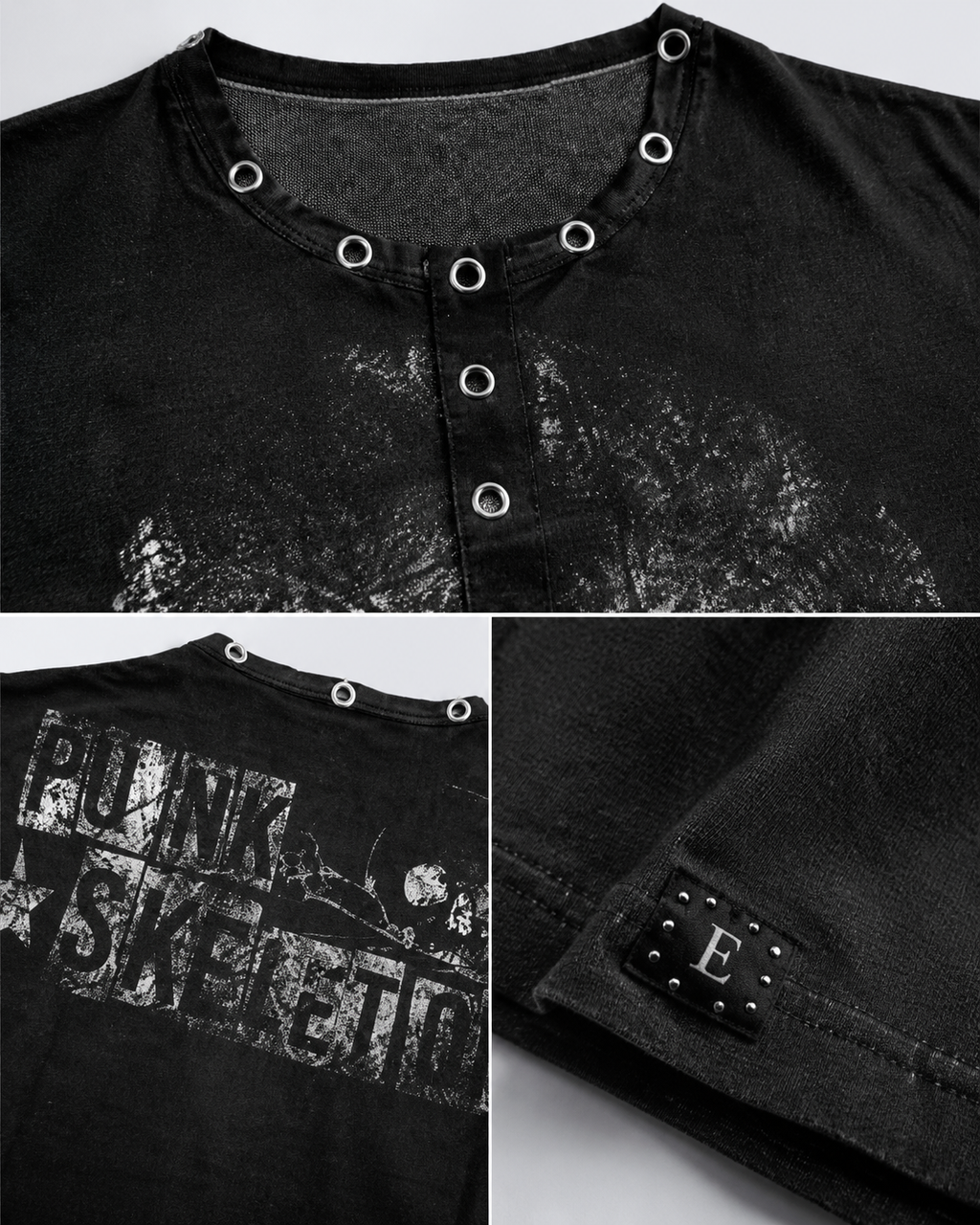 GRYFT Dark Street Metal-Decorated Crew Neck Tee