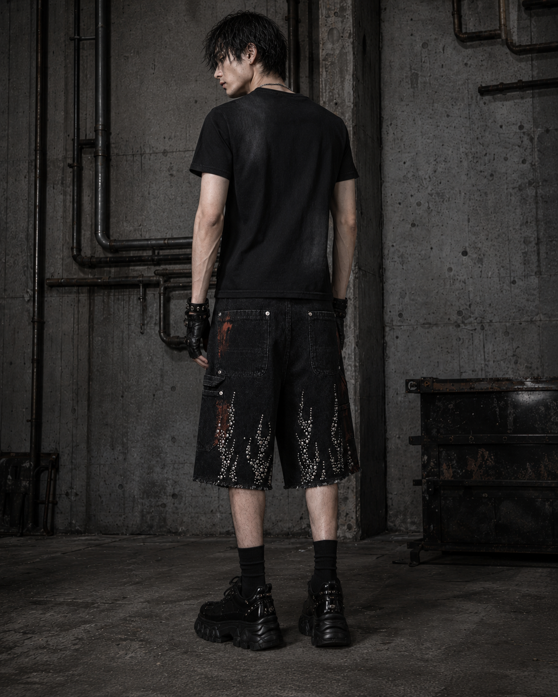 Cross Cutout Graphic T-Shirt