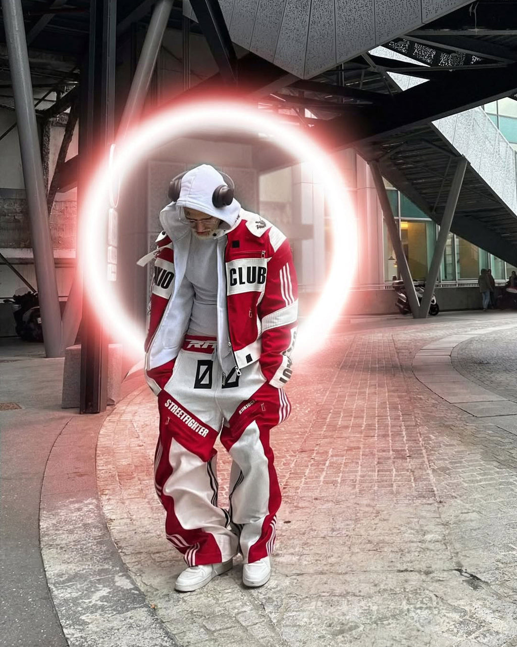 GRYFT Racing Style Graphic Oversized Jacket