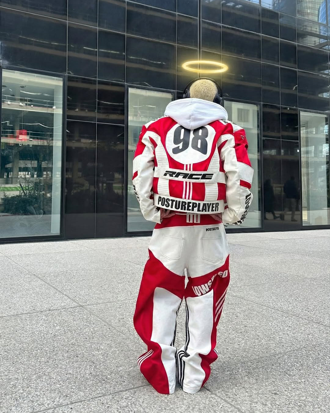 GRYFT Racing Style Graphic Oversized Jacket