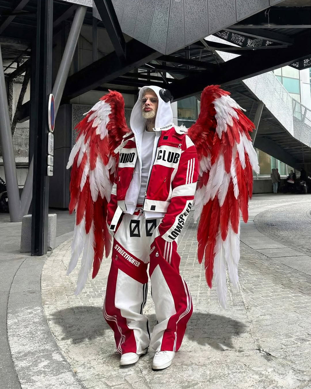 GRYFT Racing Style Graphic Oversized Jacket
