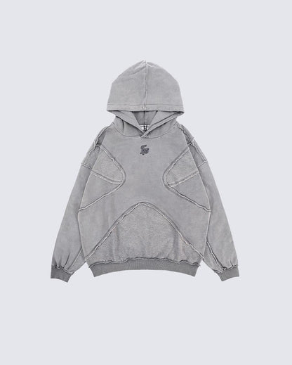 GRYFT Unisex Deconstructed Design Hoodie