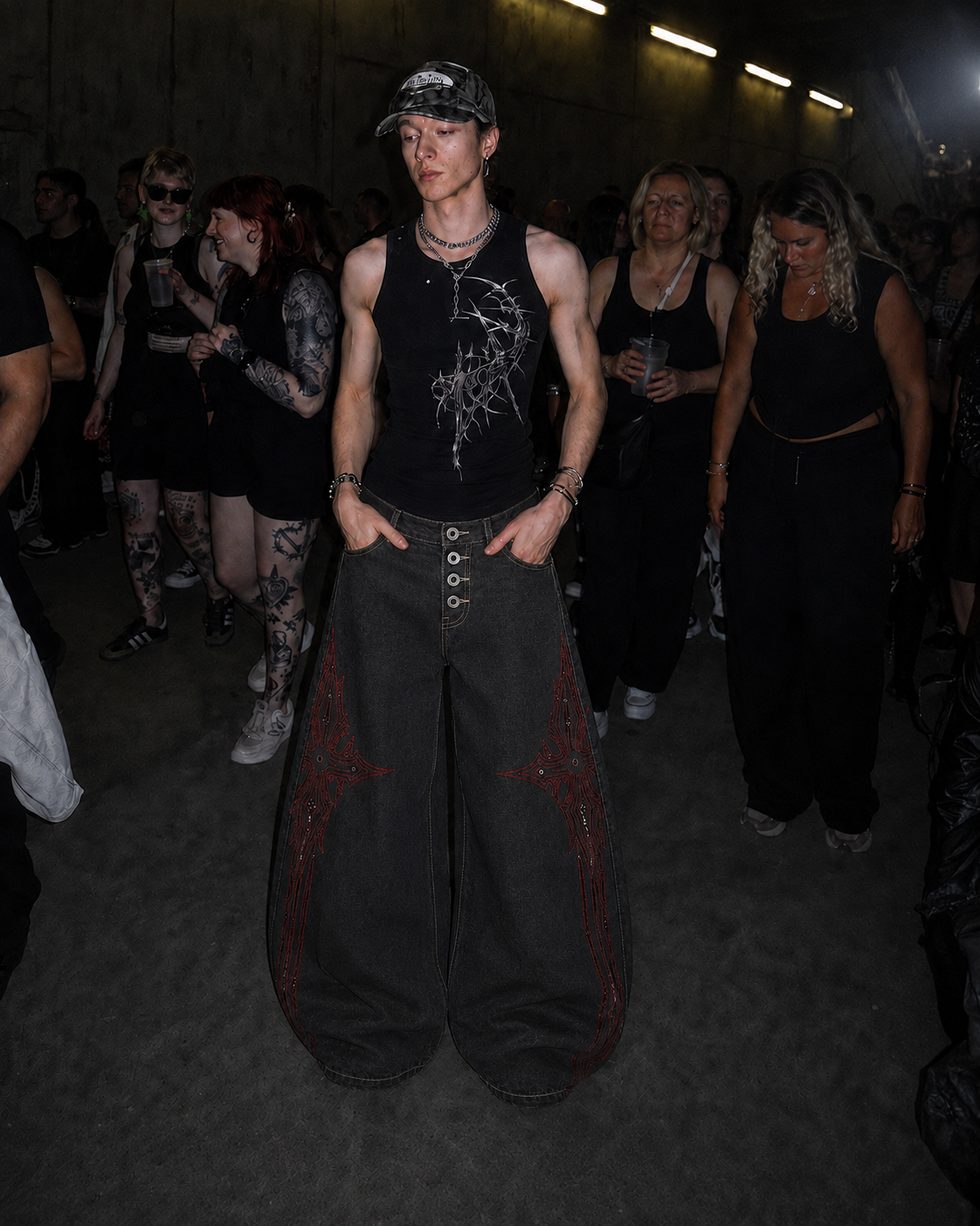 GRYFT Gothic Printed Vest
