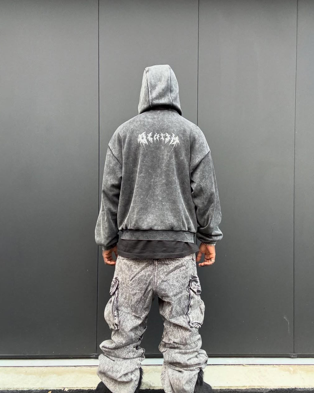 GRYFT Stonewashed Balaclava Integrated Hoodie