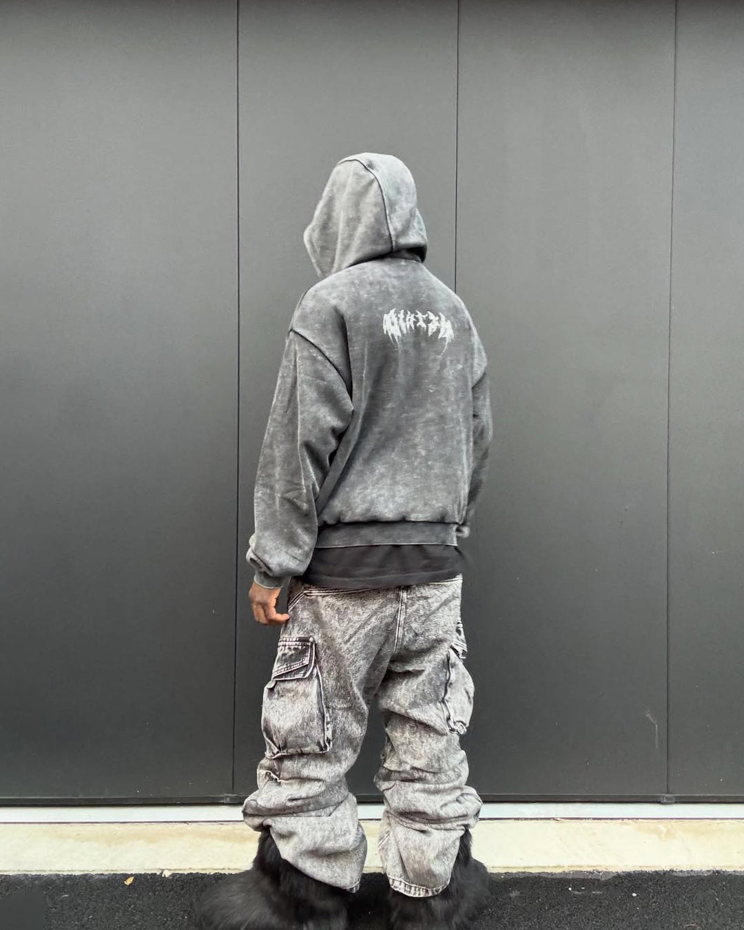 GRYFT Stonewashed Balaclava Integrated Hoodie