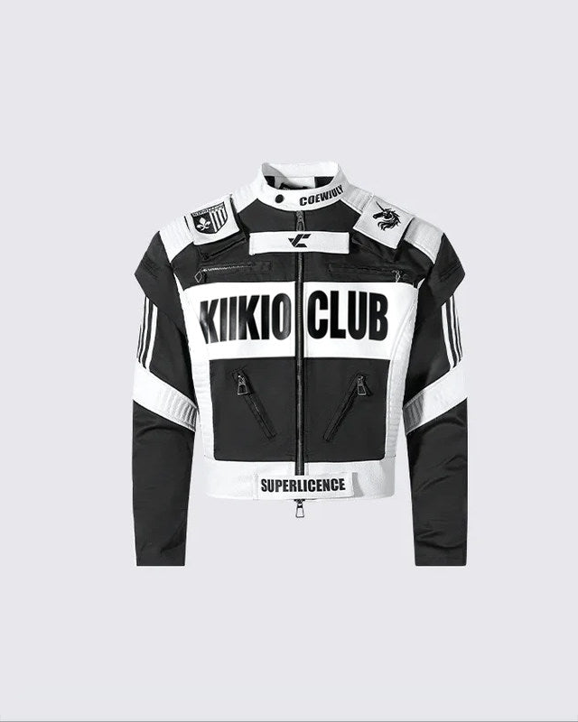 GRYFT Racing Style Graphic Oversized Jacket