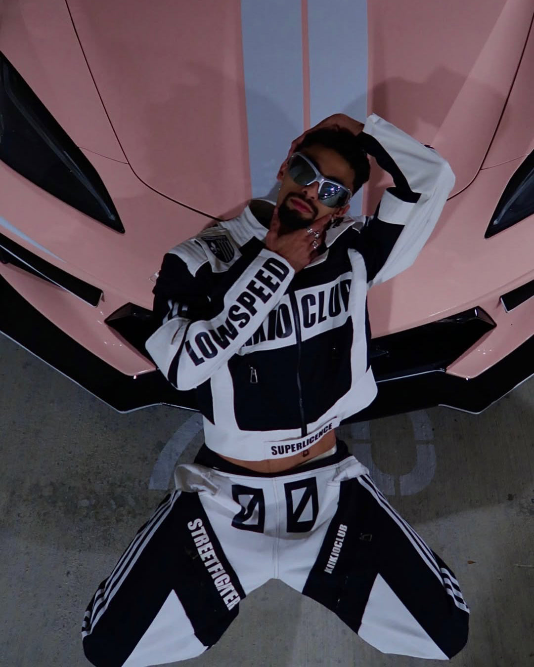 GRYFT Racing Style Graphic Oversized Jacket