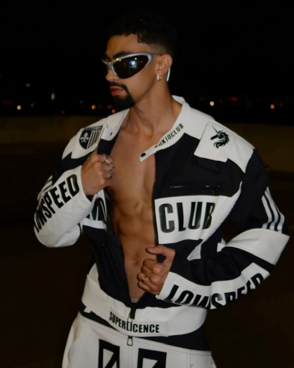 GRYFT Racing Style Graphic Oversized Jacket