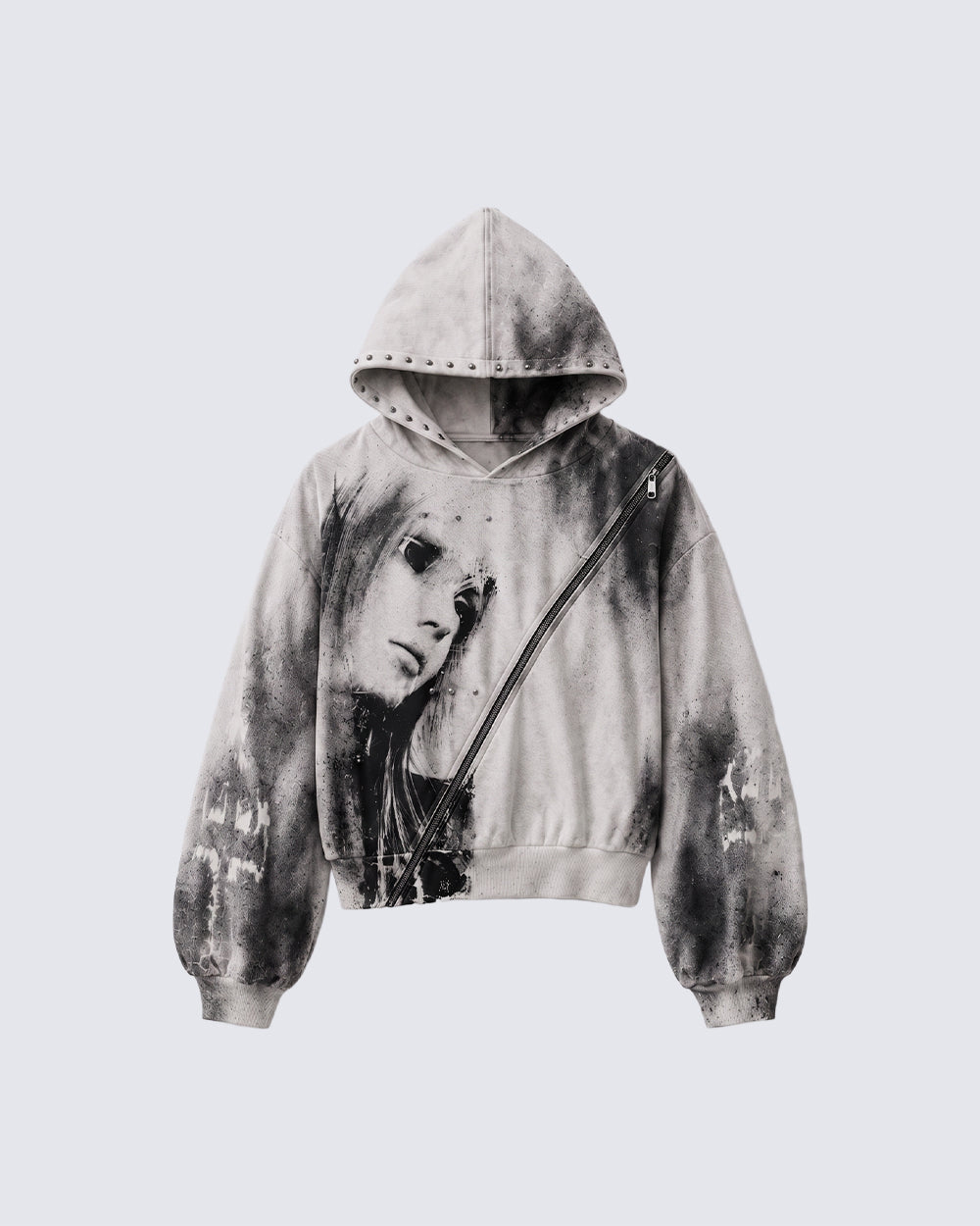 GRYFT Subculture Gothic Grunge Zipper Hoodie