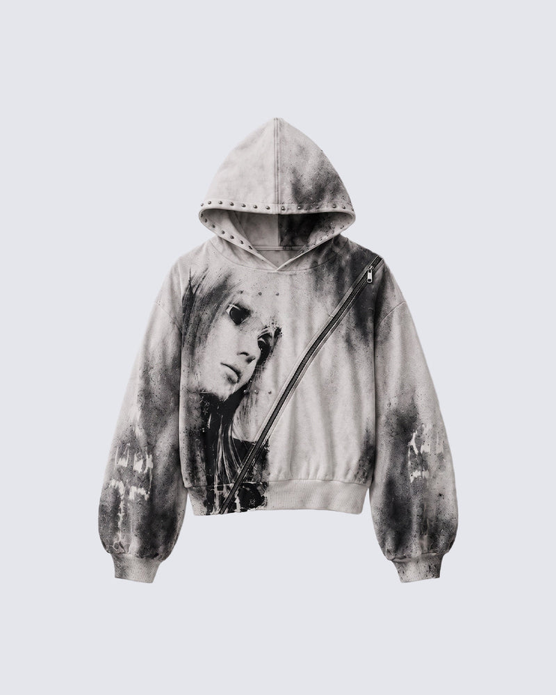 GRYFT Subculture Gothic Grunge Zipper Hoodie