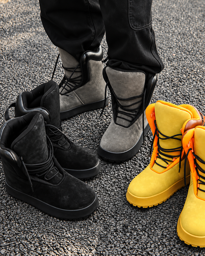 Trendy Oversized High-Top Puffer Boots