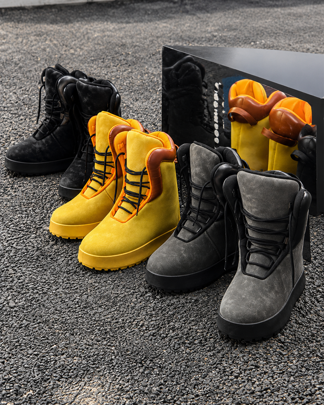 Trendy Oversized High-Top Puffer Boots