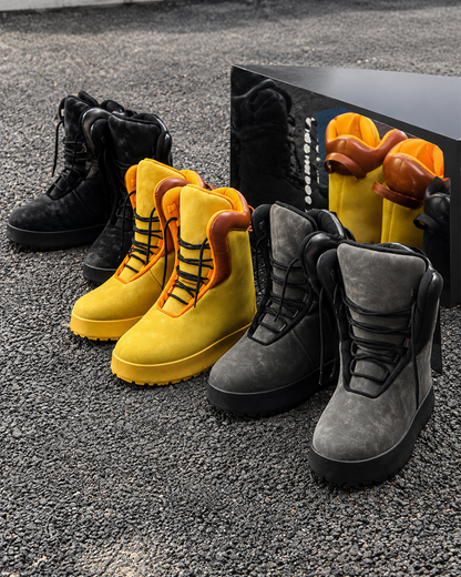 Trendy Oversized High-Top Puffer Boots